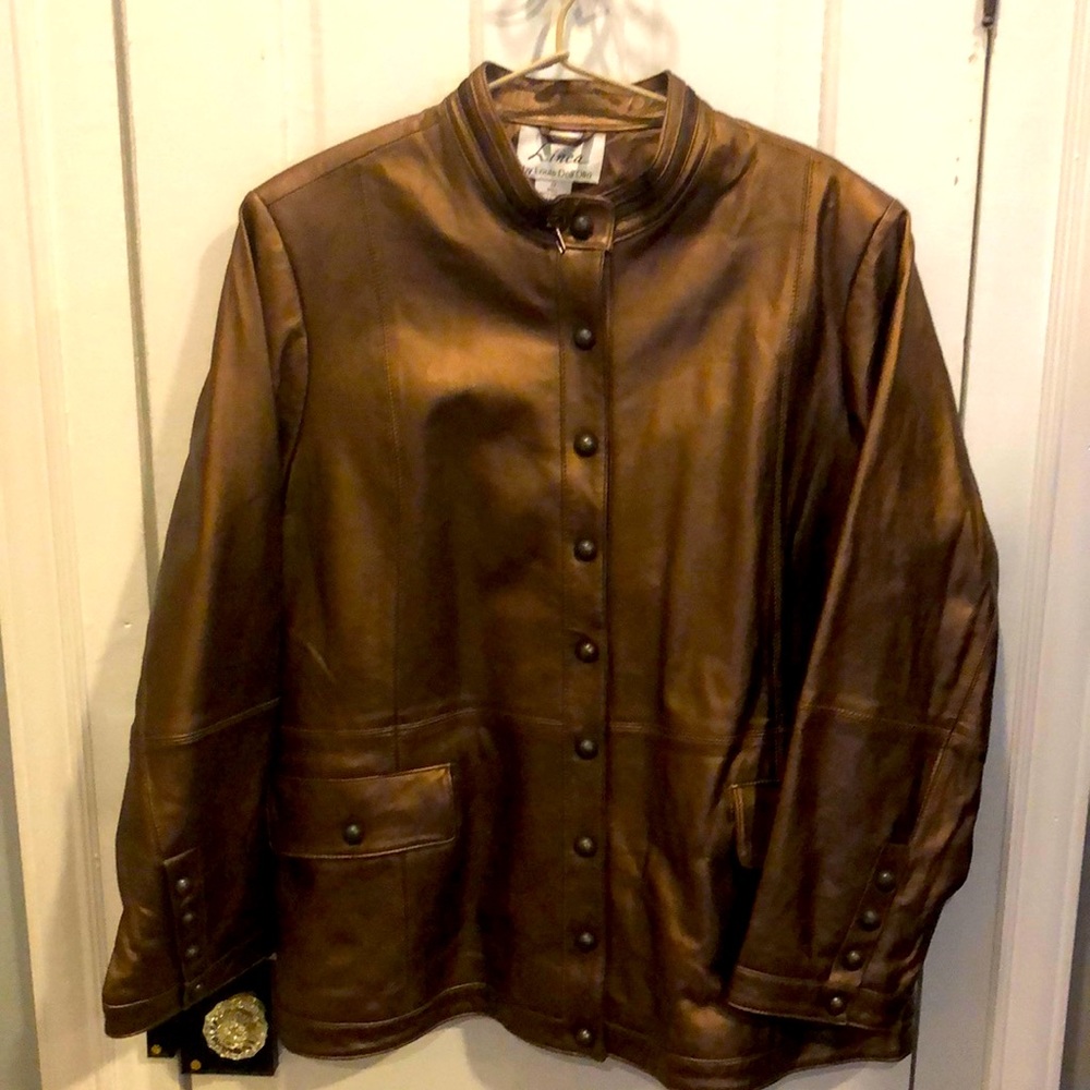 Linea by Louis Dell’Olio genuine leather jacket